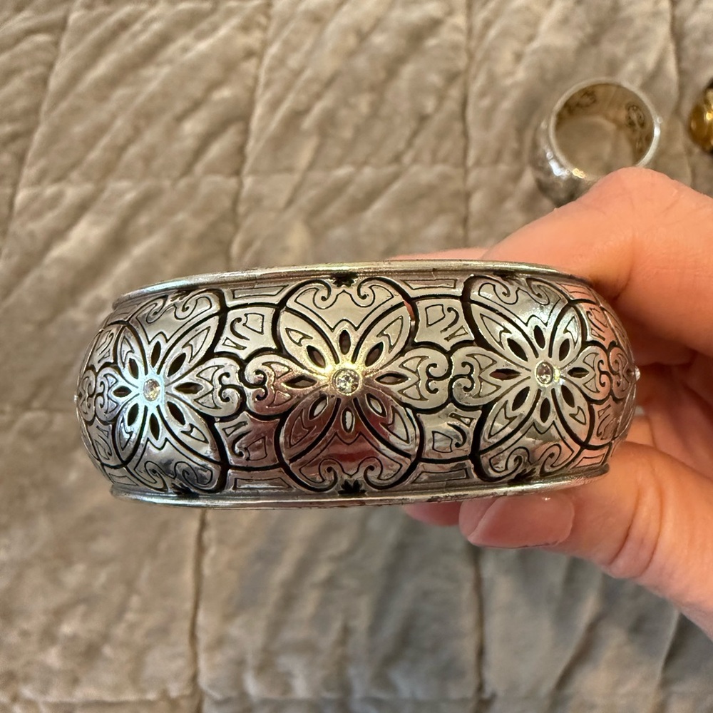 Brighton Silver Geometric Bracelet